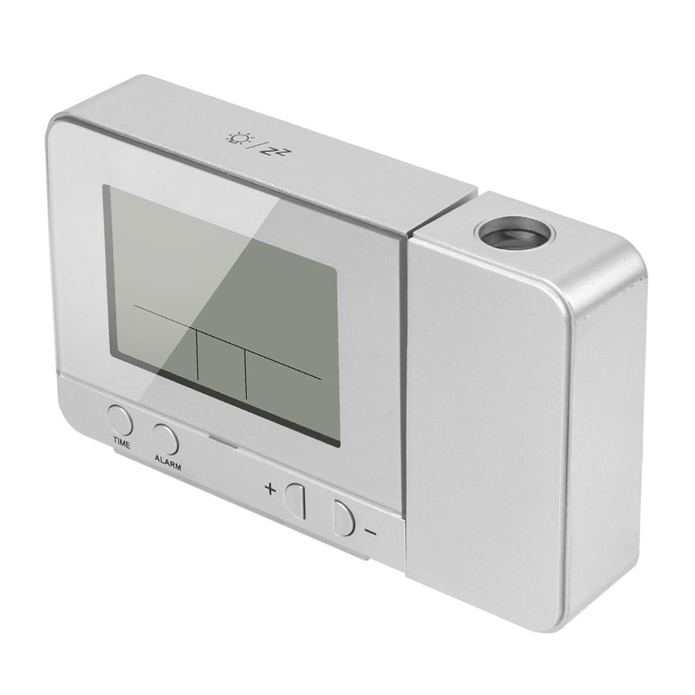 Digital Date Snooze Function Indoor Temperature Humidity Desk Table Led Clock Projection Alarm Clock Multifunction