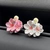 Vent Clips Car Air Freshener Peach Flower Perfume Diffuser Clip  Auto Decoration