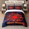 Custom Bedding Set Red Hot Chili Peppers Pattern, Print Name Text 1 Duvet Cover plus 2 Pillowcases Home Textile