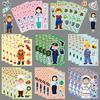 Original Professional Face-changing Children's Baby Puzzle Puzzle Set Sticker
