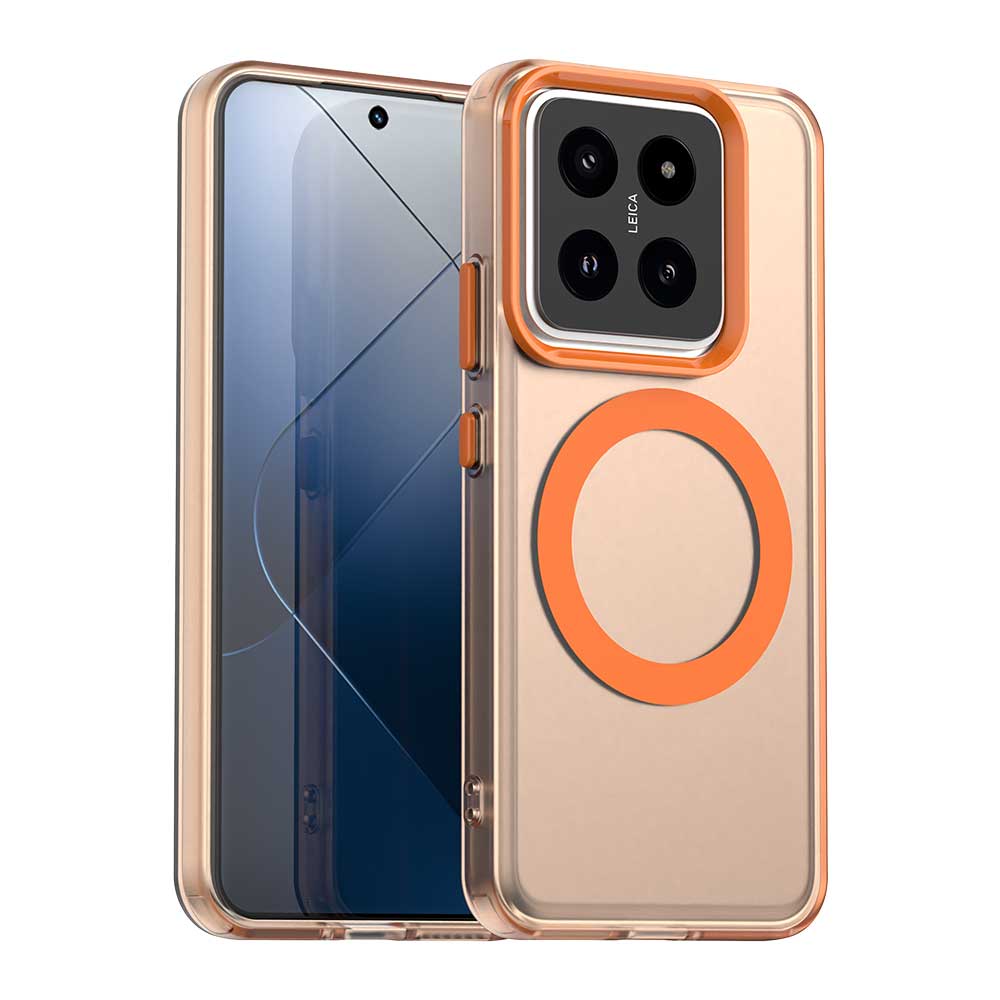 Для Xiaomi 14 14 Pro 14 Ultra матовая текстура магнитный противоударный и антиокислительный чехол для телефона