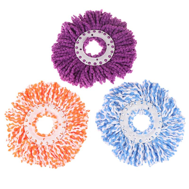 Утолщенная хлопковая головка из микрофибры, волшебная швабра на 360 градусов, вращающаяся универсальная вращающаяся швабра, сменная насадка, бытовые чистящие средства, 16 см