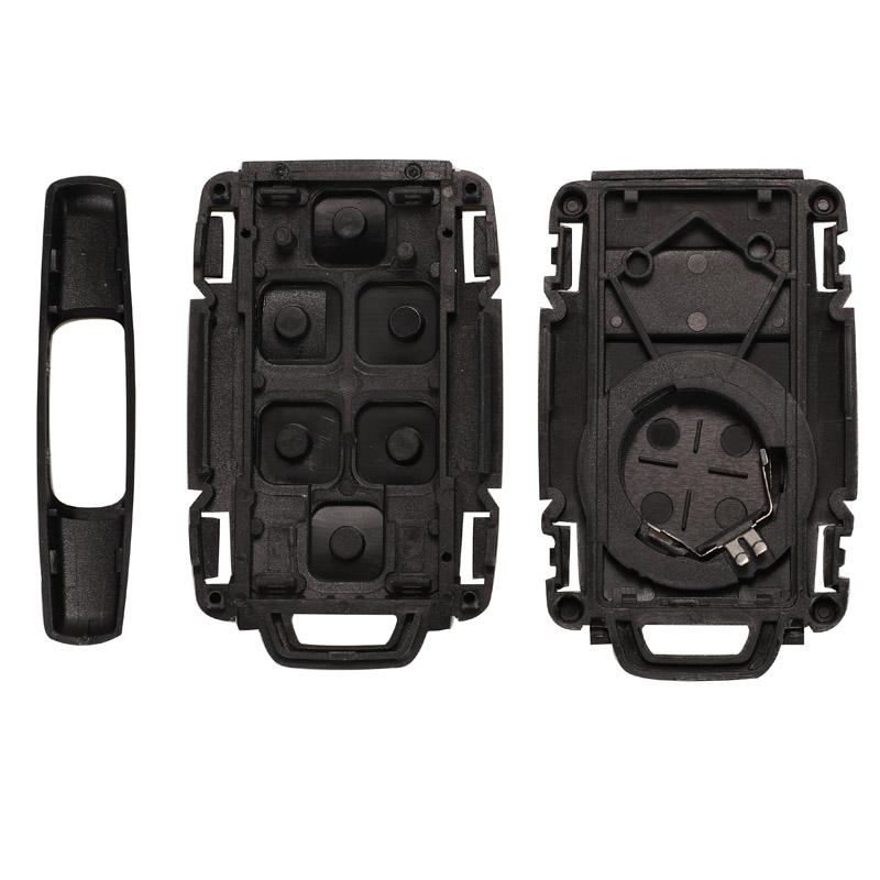 Jingyuqin Remote Car Key Case Blank Shell Fob For Chevrolet Silverado Colorado 2015 2016 3/4 Buttons