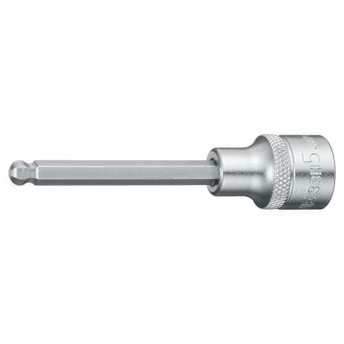 TONE Ball Point Hexagon Socket 3BH-05 Drive Angle 9.5mm (3/8") Width Across Flats 5mm