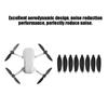 2Pair RC Drone 4726F Propeller Replacement Noise Reduction Fit for DJI Mavic Mini(White Black )