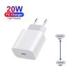 20 Вт USB-C адаптер для быстрого зарядного устройства PD настенное зарядное устройство для путешествий для iPhone 15 14 13 13Pro Max 12 12Mini iPad Pro
