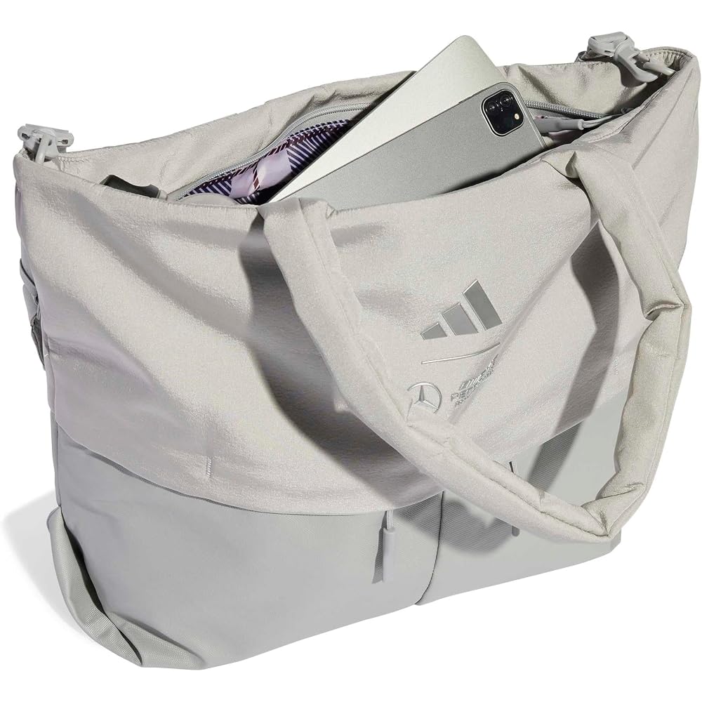 Adidas MERCEDES AMG PETRONAS FORMULA ONE Team 4NWNL Tote Bag for Men, QY311 Grey Two (JY7584)