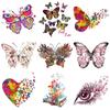 Girl Butterfly Patches For Clothes Stickers T-Shirt Hoodies Heat Transfer Parches Ropa Diy Clothes Stickers Thermal Patches