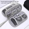 Electronic Organizer Pouch Bag Large Capacity Multiple Compartments Portable Electronic Phone Accessories Storage Case with Zipper