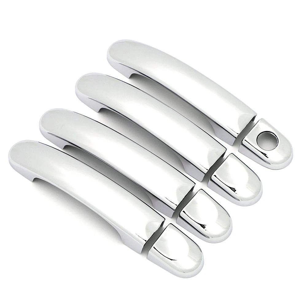 Для Volkswagen VW Touran Caddy 2K 2004-2015 карбоновое цветное украшение для ремонта хромированная накладка на дверную ручку отделка защитная наклейка