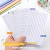 Custom Expandable Sticky Notes for Students, Minimalist Ins Style Aesthetic Design, Adhesive Class Notes Supplement Notepad