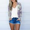 Women's Loose Casual Vintage Floral Print Long Sleeve Top Cardigan