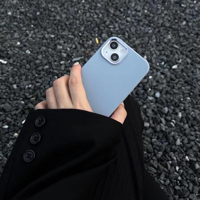 Роскошный шелковистый жидкий силиконовый чехол для Iphone 14 11 12 13 Pro Max с металлической рамкой для камеры, боковые кнопки, мягкий чехол для телефона