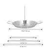 Non Stick Surface Stainless Steel Skewer Detachable Spikes Barbecue Grill Plate  Outdoor Camping