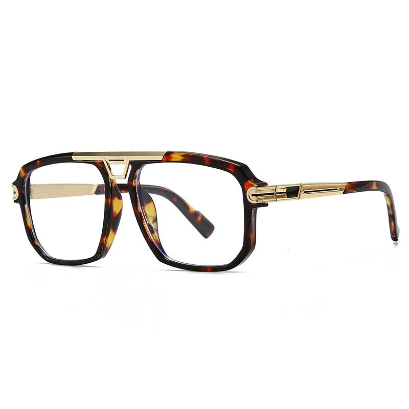 Новые Винтажные Классические Дизайнерские Квадратные Солнцезащитные Очки с Двойной Переносицей Женские Для Мужчин Мужские Роскошные Солнцезащитные Очки Панк Большие Очки с Оправой Защита от УФ-лучей 400