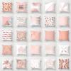 Popular Pink Marble Geometric Series Pillowcases, Home Fabric Sofa Cushion Covers