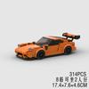 Технический Городской Скоростной Спортивный MOC Креативный Гоночный Автомобиль Строительные Блоки Гараж Carro Rennau Voiture Транспортные Средства Игрушки