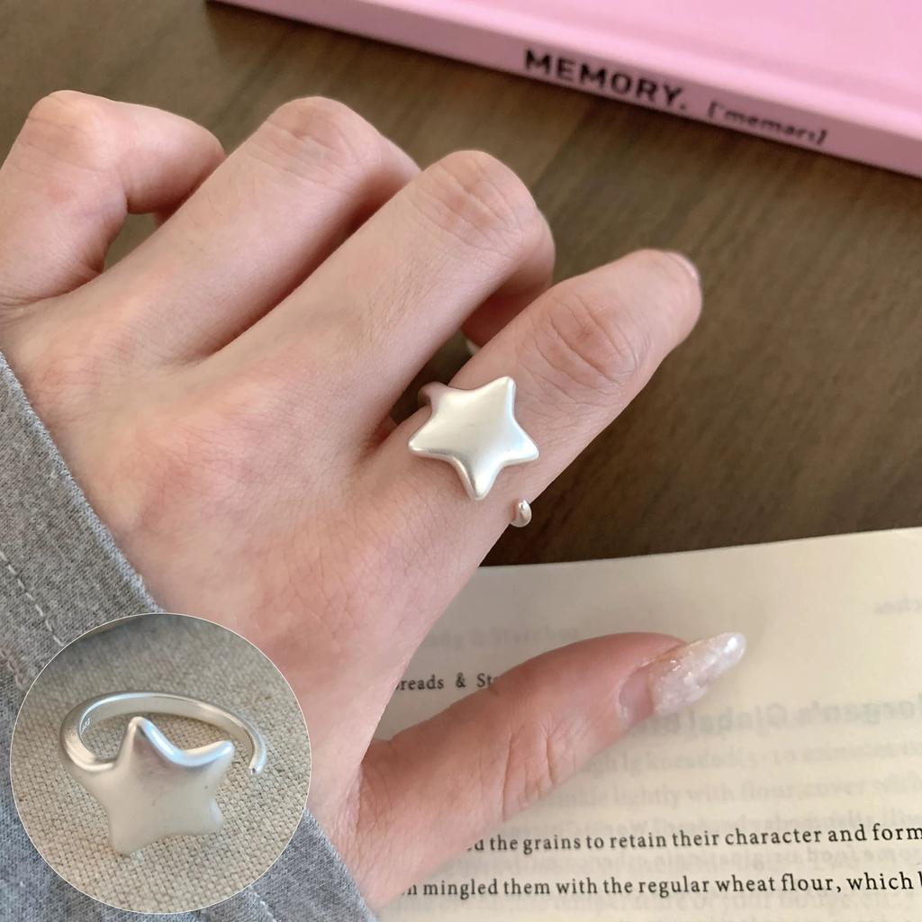 VENTFILLE 925 Sterling Silver Irregular Ring for Women Geometry Versatile Minimalism Accessories Jewelry Gift Dropshipping