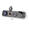 Dual USB Charger Power Adapter Digital Voltmeter QC 3.0 Car Charger Outlet Panel C Igarette Lighter Socket