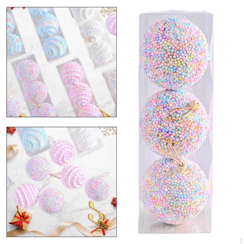 3 шт. Рождественские шары, украшения, подвески, сделай сам, подвесные шары для елки, праздничные