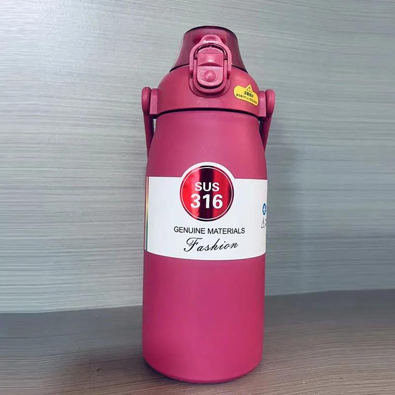 1.2L Большая емкость термобутылка для воды из нержавеющей стали термобутылка портативная вакуумная кружка термос изолированная чашка стакан