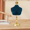 Necklace Mannequin Bust Display Stand Elegant Pendant Chain Holder for Malls