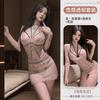 Sexy underwear lace-up soft yarn perspective neck sling skirt sexy attack clothing free mesh pure desire