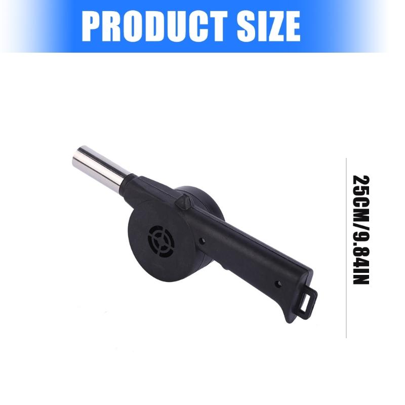 Ручной вентилятор Компактный вентилятор для походной плиты со съемной ручкой для пикников, походов