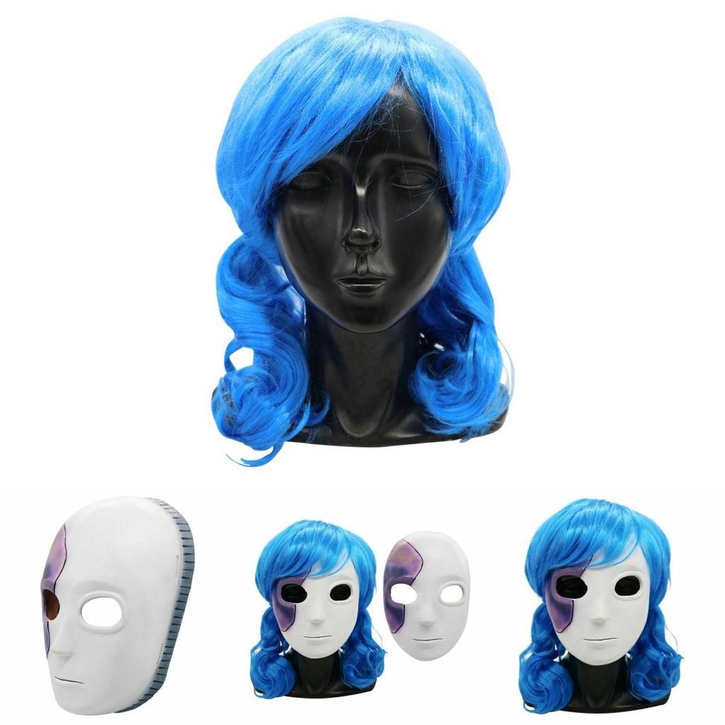 Латексная маска Салли Фейс для косплея с удобной посадкой, идеально подходящая для Хэллоуинских вечеринок