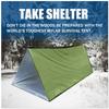 Portable First Aid Tent for 2 People - Waterproof, Windproof Emergency Shelter with Mylar Blanket - Ideal for Camping