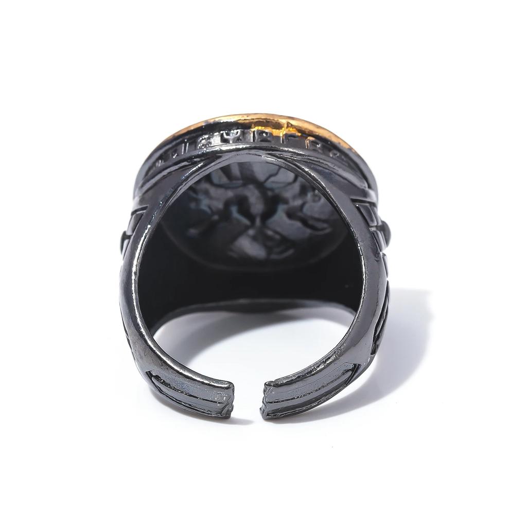 Кольцо Дюна Знак семьи Атрейдесов Золотые кольца с орлом для фанатов Мужские Cosplay Ювелирные аксессуары Женщины Мужчины Подарки