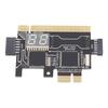 PCI-E Card PC Detector for Laptops and Desktops with Post LED Indicators, Motherboard Debug Analyzer for IT Engineers and DIY Computer Users