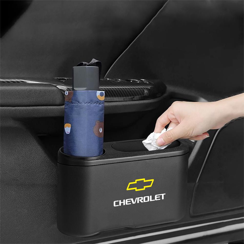 Car Trash Can Side Door Drink Holder Seat Back Hanging Trash Storage Bin For Chevrolet Cruze Lacetti Sonic Spark Sail 3 Captiva XD8