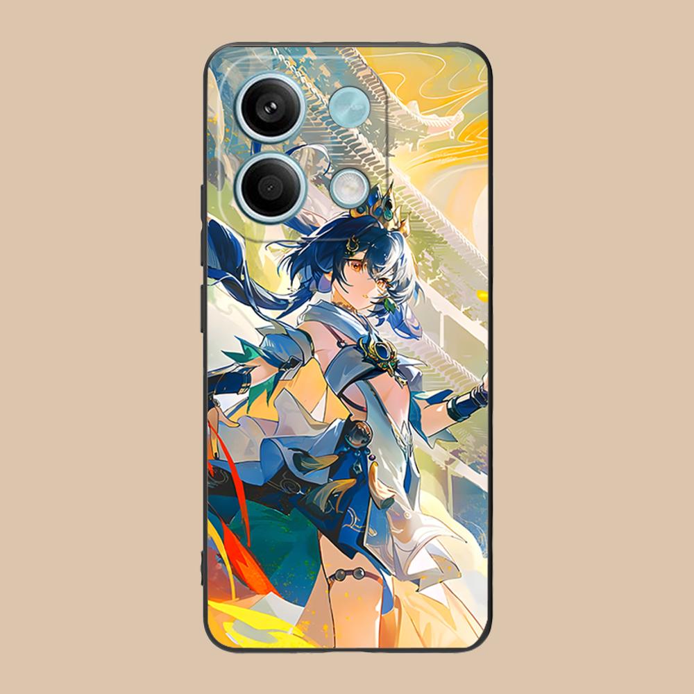 HSR Yunli Matte TPU Mobile Phone Case for POCO F8 F7 F6 F5 F4 F3 F2 Pro GT C75 C71 C65 C61 C40 Pro Ultra Colorful Cover
