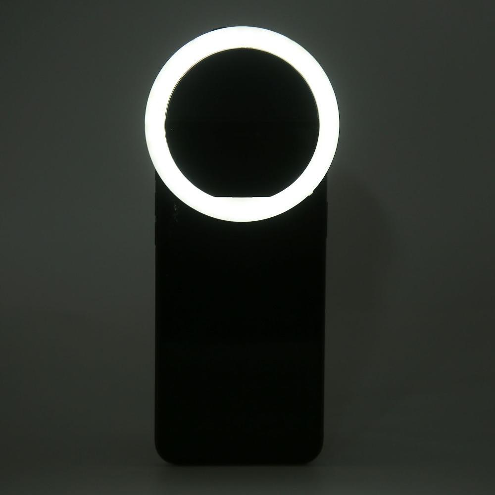 Adjustable Brightness Live Streaming Light Round Shape Selfie Ring Light Selfie Taking