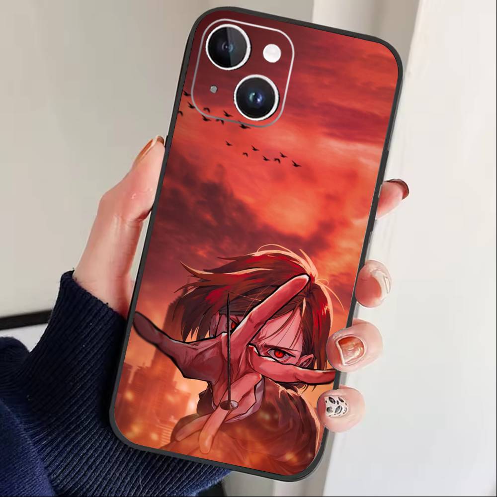 Чехол для телефона Jujutsu Kaisen с изображением Ичиджи для iPhone 17, 16, 15, 14, 13, 12 Plus, Max, мягкий силиконовый, черный