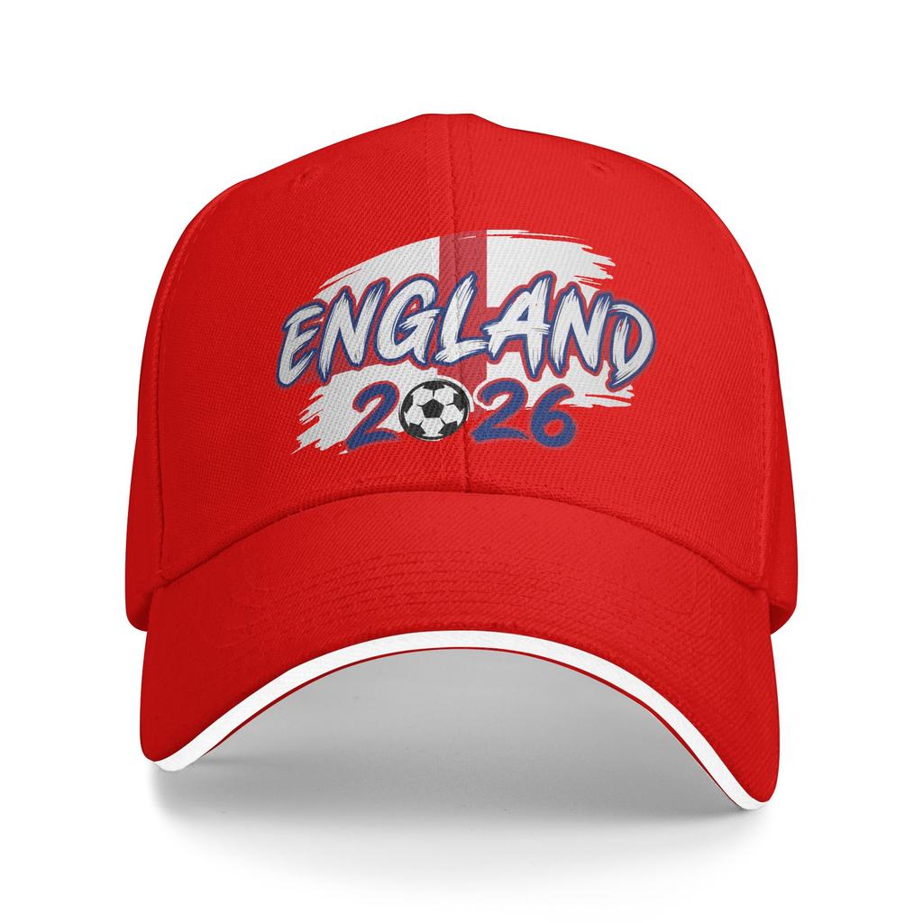 Women Unisex England Football Match  Outdoor Hat Usa Canada Mexico Soccer  Sun Cap Casual Baseball Cap Sunscreen Hats
