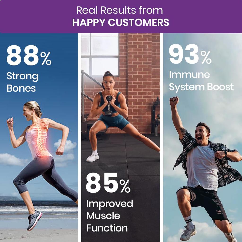 Vlado’s Himalayan Organics Alfalfa Calcium Tablets With Vitamin D3 K2 Magnesium Zinc For Bone Joint Muscle Support 120 Tablets