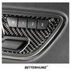 Углеродное волокно для Mercedes Benz A Class W176 CLA C117 GLA X156, регулировка автомобильного сиденья, панель, отделка рамки, наклейка, авто интерьер