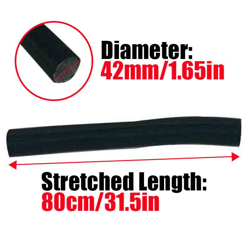 25mm 42mm 60mm 50mm 75mm 90mm Diameter Air Diesel Parking Heater Duct Pipe Tube Hose 0.6/0.8/1M Length For Webasto Eberspacher