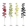 Artificial Berry Stem Lifelike Exquisite Simulation Berry Branch for Home Party Decoration Green