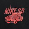 Nike SB Logo свободный крой футболка для скейтбординга мужские топы черные HJ0821-010