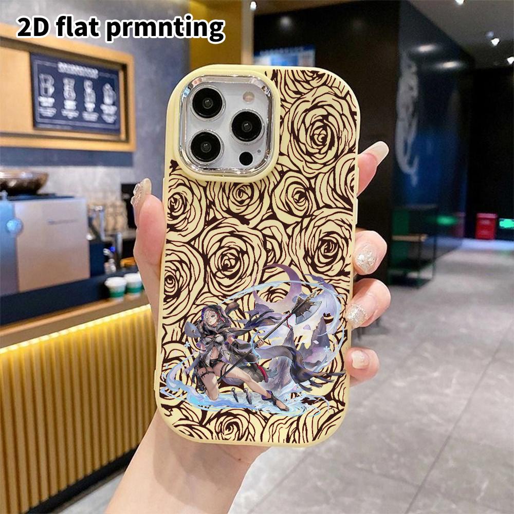 Чехол для телефона: 2D плоский дизайн, подходящий для защитного чехла iPhone 18 17 16 15 14 13 Pro, стиль для пары, девушка с топором, рождественские и хэллоуинские подарки