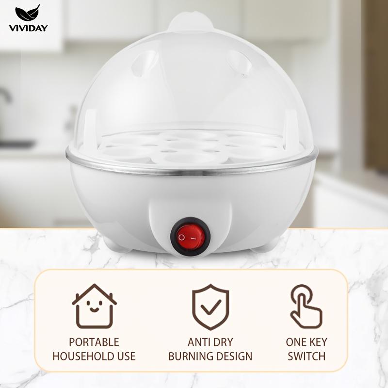 Прибор для приготовления завтрака, яйцеварка, однослойный, прозрачный и видимый, удобная активация одним нажатием, подходит для вареных яиц, парового заварного крема