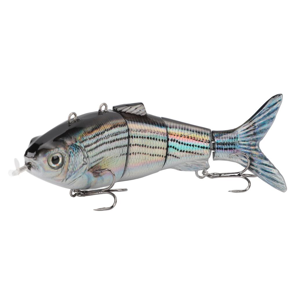 Swimming Fishing Electric Lures USB Rechargeable LED Light Wobbler Multi Jointed Swimbaits Lifelike Fishing Tackle T 620