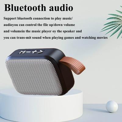 Портативные колонки для улицы Bluetooth 5.0 Мини Оксфордская громкоговоритель Беспроводная колонка 3D Стерео Музыкальный плеер Объемный Hifi звуковая коробка