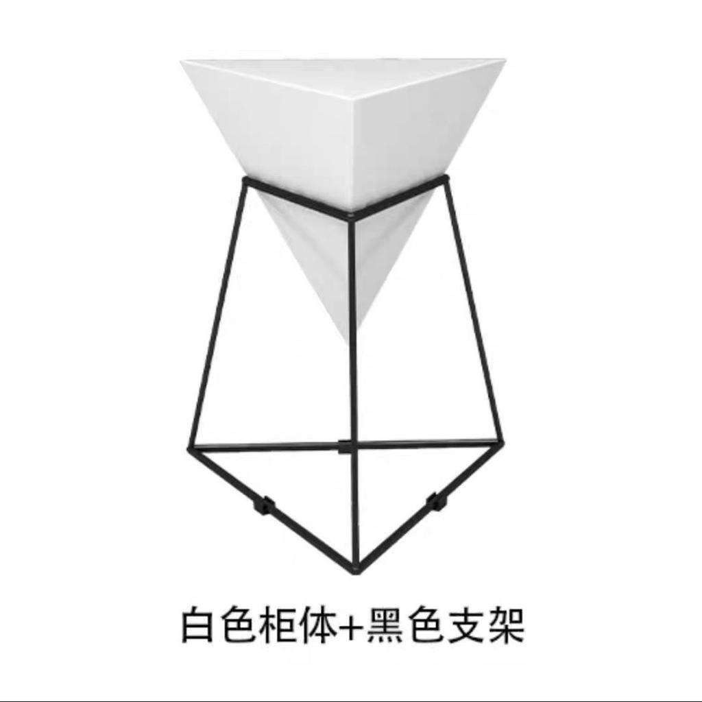 Floor Sofa Small Table Iron Tea Table Living Room Simple Bedside Shelf Light Luxury Art Shelf Scandinavian Minimalist