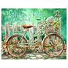 Алмазная вышивка Весенний пейзаж Алмазная картина Велосипедная мозаика со стразами Картина Домашний декор