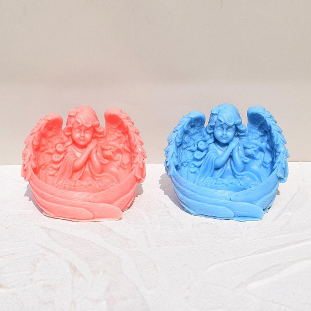 Personalized Angel Wings Candle Mold Unique Angel Wing Shaped Candle Ornament Crafting Molds for Artistic Project