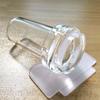 Yousheng 1 Set Nail Art Stamper Transparent Smooth Surface Compact Size High Durability Detachable Decorative Silicone Clear Nail Art Stamper Nails